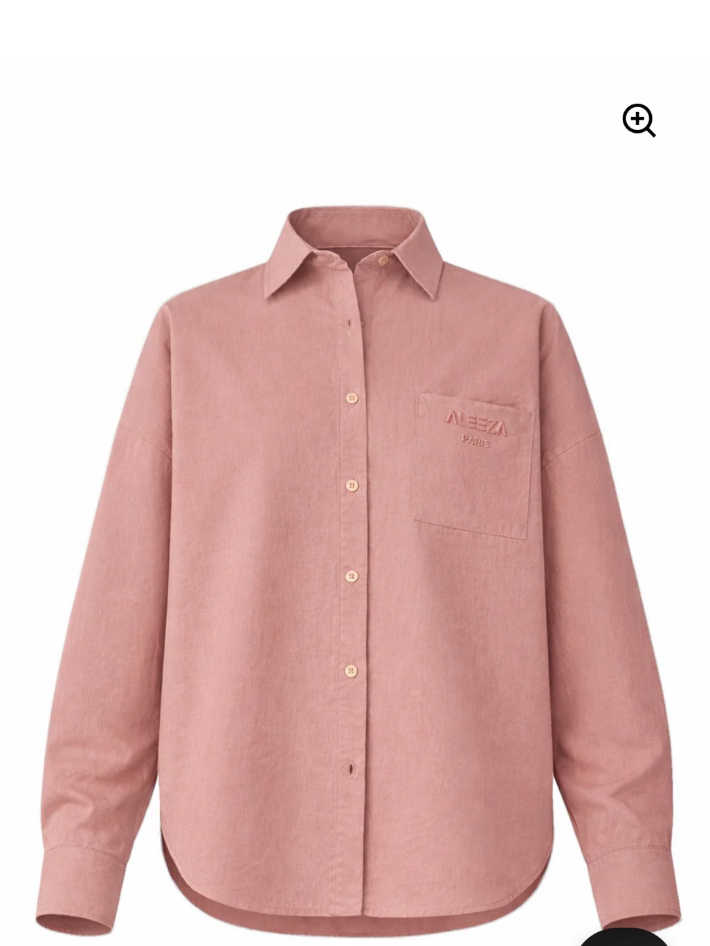 Alezzy Paris Women's Dusty Rose Button-Down Shirt, Matching Pants And Skirt